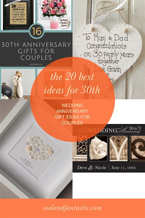 30th anniversary ideas for him